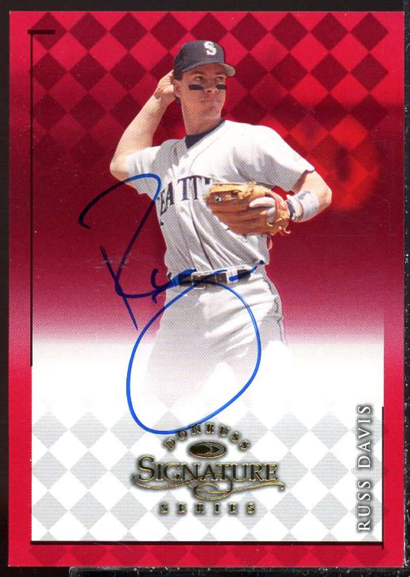 Russ Davis Card 1998 Donruss Signature Autographs #25  Image 1
