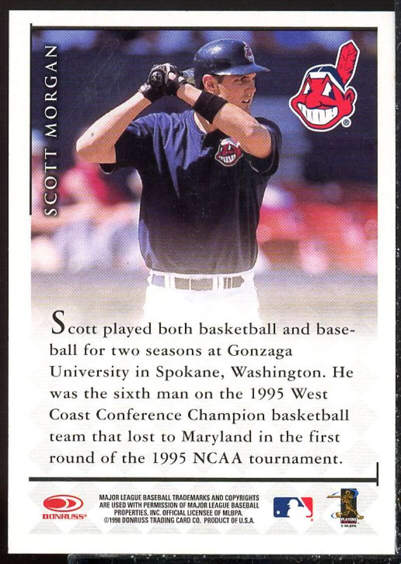 Scott Morgan Card 1998 Donruss Signature Autographs #61  Image 2