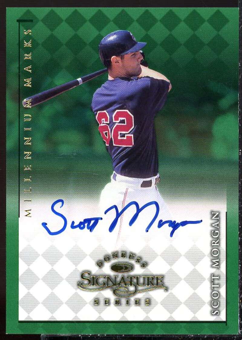 Scott Morgan Card 1998 Donruss Signature Autographs Millennium #81  Image 1