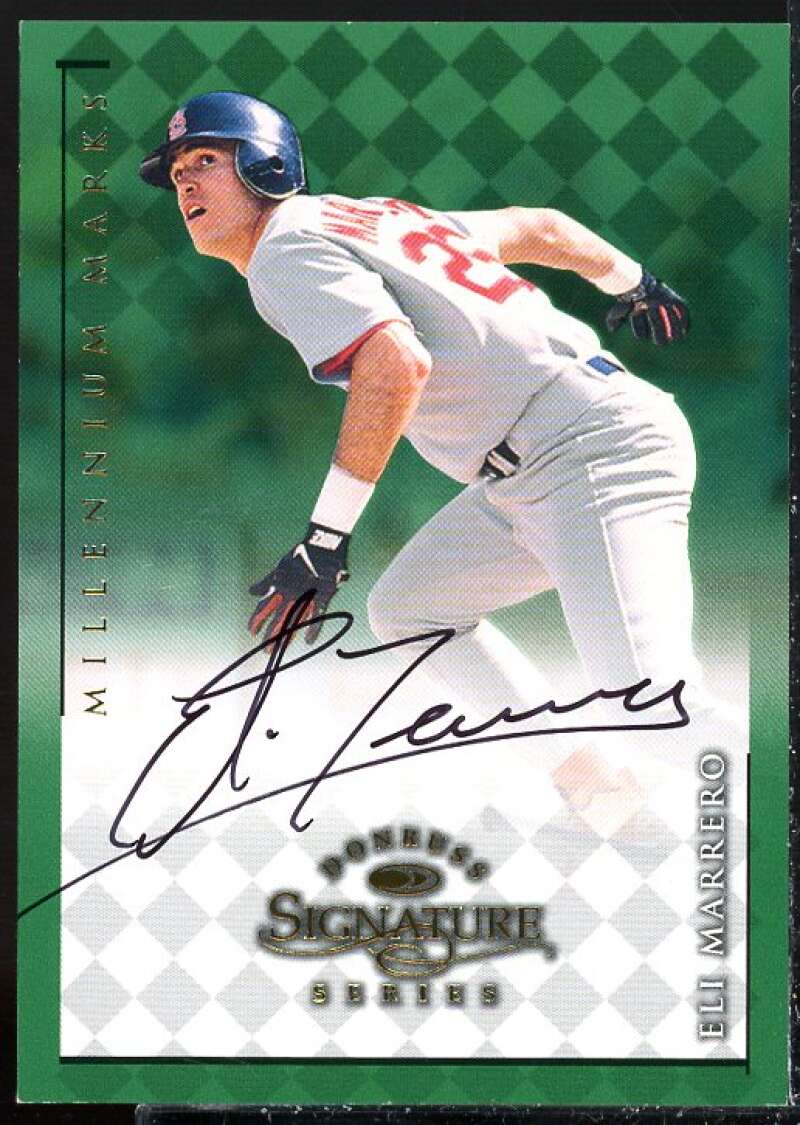 Eli Marrero Card 1998 Donruss Signature Autographs Millennium #77  Image 1