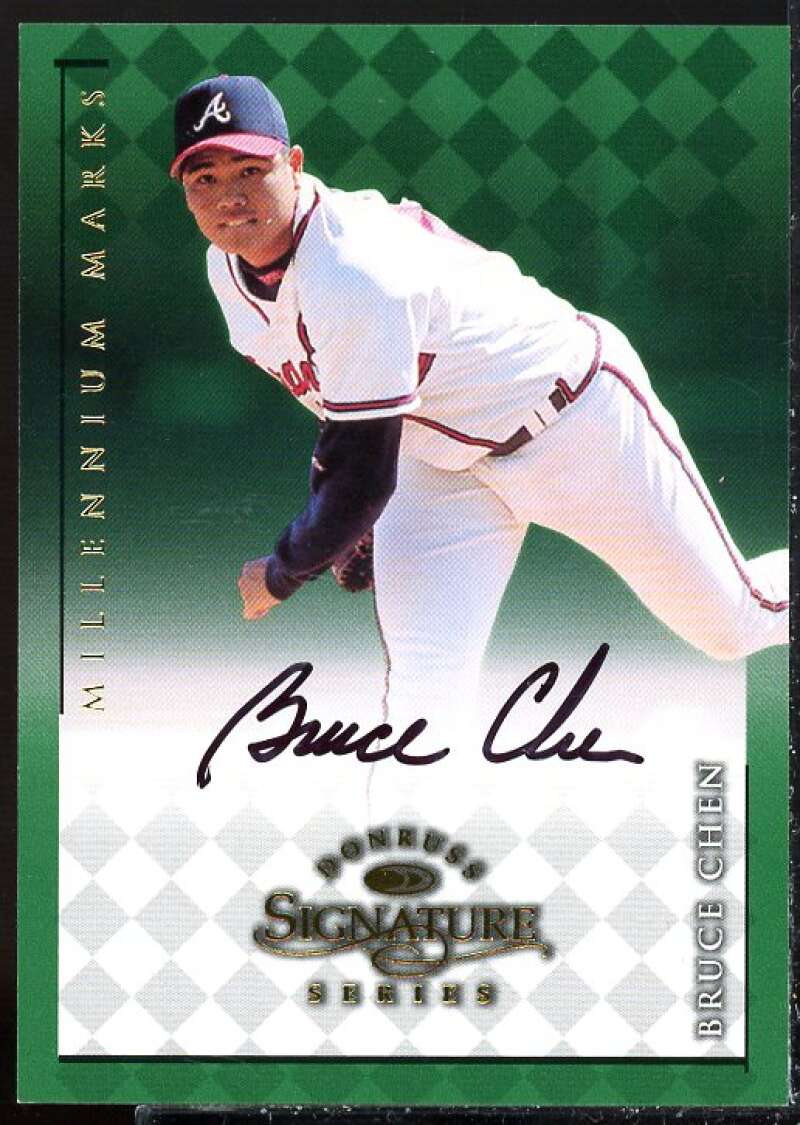 Bruce Chen Card 1998 Donruss Signature Autographs Millennium #22  Image 1
