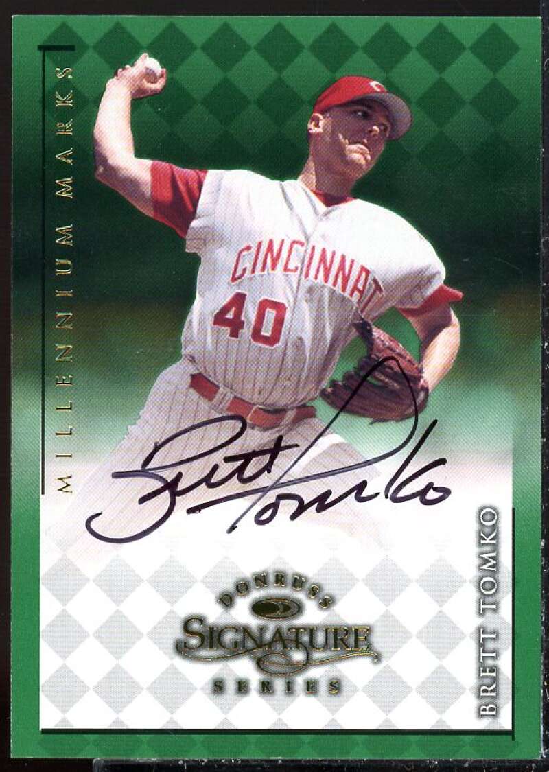 Brett Tomko Card 1998 Donruss Signature Autographs Millennium #111  Image 1