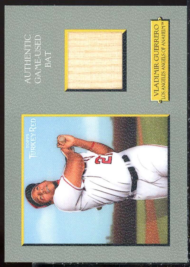 Vladimir Guerrero Card 2005 Topps Turkey Red Relics #VG  Image 1