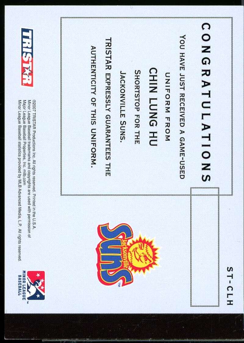 Chin Lung Nu Card 2007 Tristar Elegance Game Worn #ST-CLH  Image 2