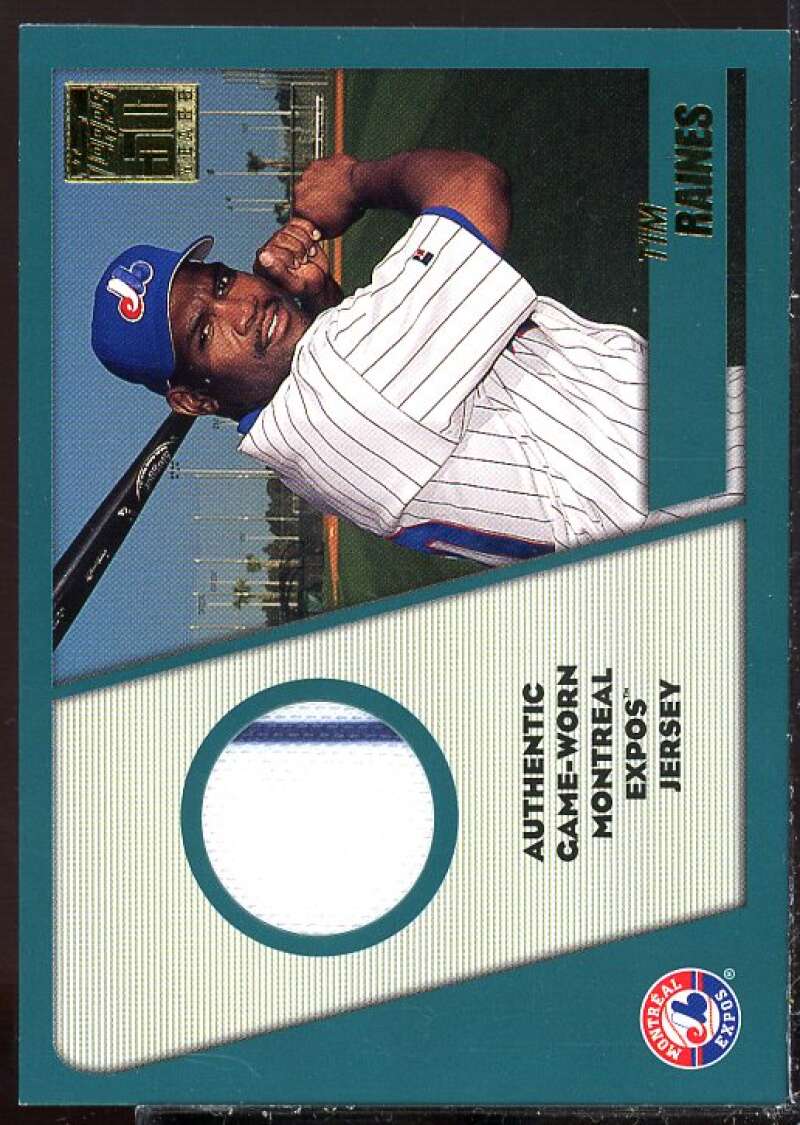 Tim Raines Card 2001 Topps Traded Relics #TR  Image 1