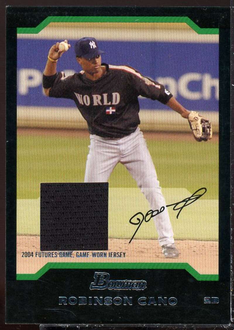 Robinson Cano Card 2004 Bowman Draft Futures Game Jersey Relics #155  Image 1