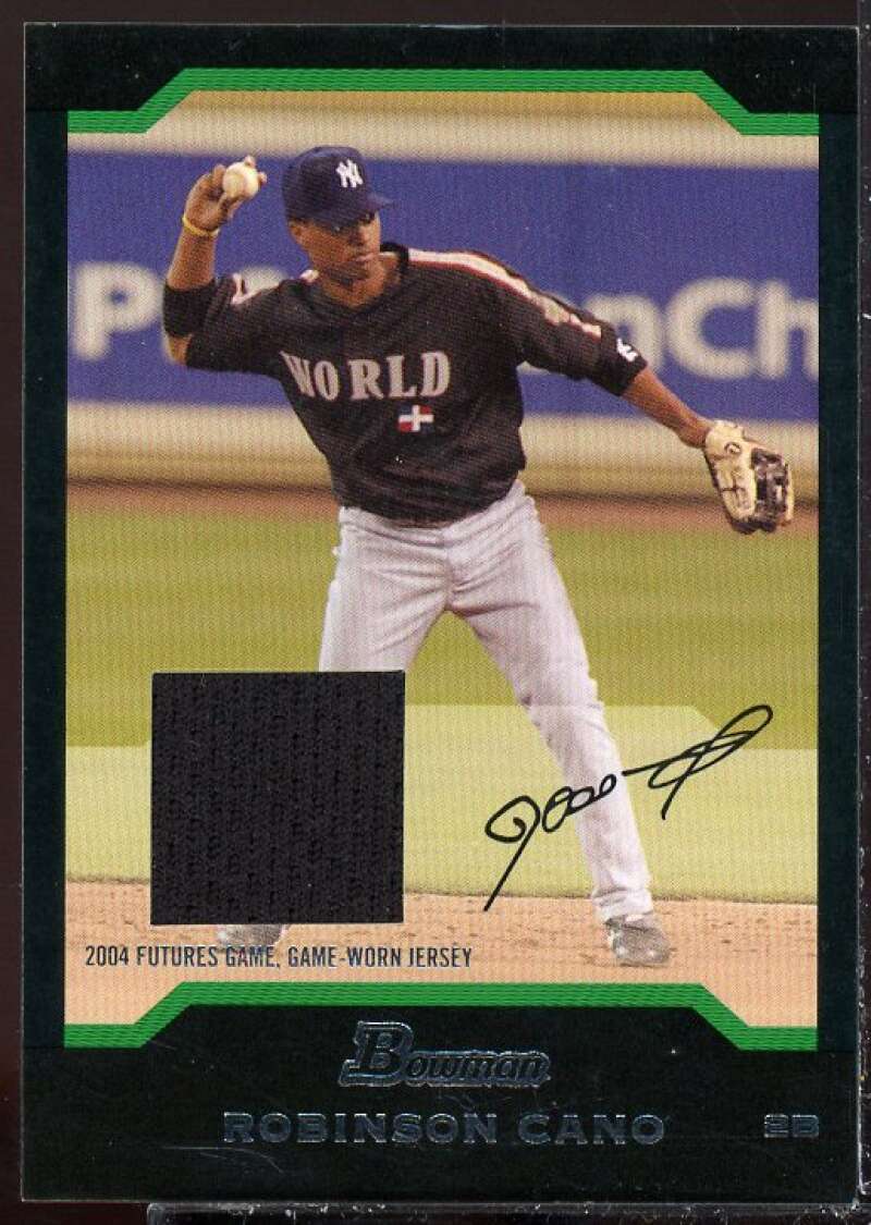 Robinson Cano Card 2004 Bowman Draft Futures Game Jersey Relics #155  Image 1