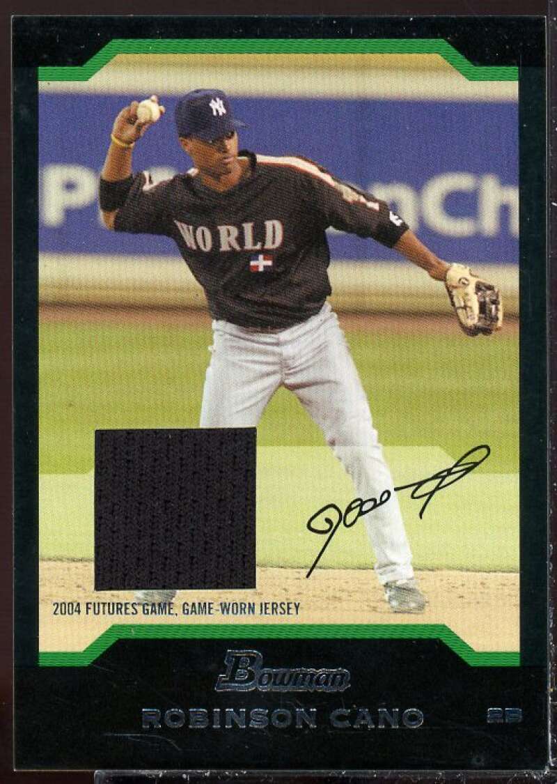 Robinson Cano Card 2004 Bowman Draft Futures Game Jersey Relics #155  Image 1