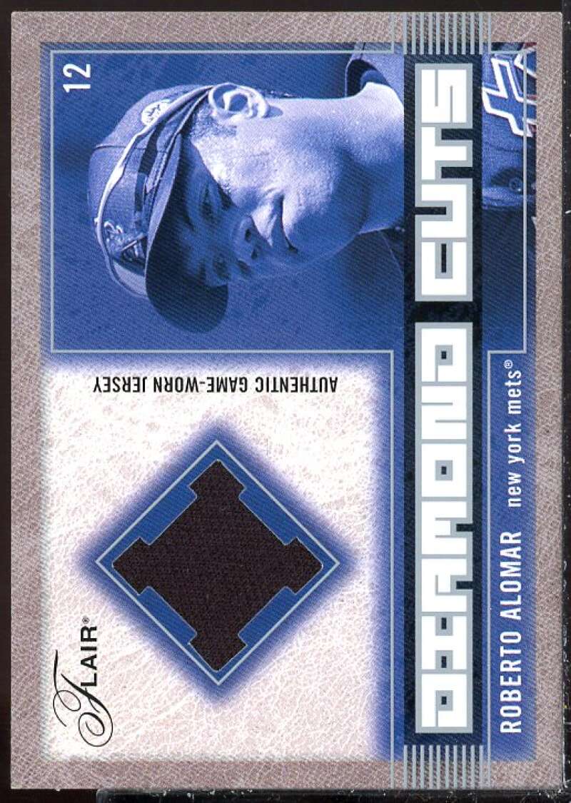 Roberto Alomar Card 2003 Flair Diamond Cuts Jersey #RA  Image 1