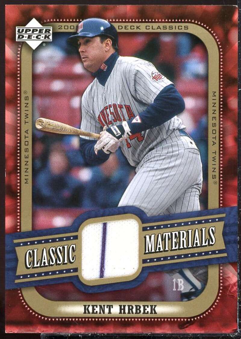 Kent Hrbek Pants Card 2005 Upper Deck Classics Materials #HR  Image 1