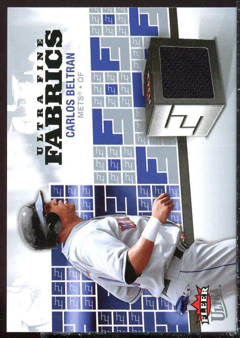 Carlos Beltran Card 2006 Ultra Fine Fabrics #CB  Image 1