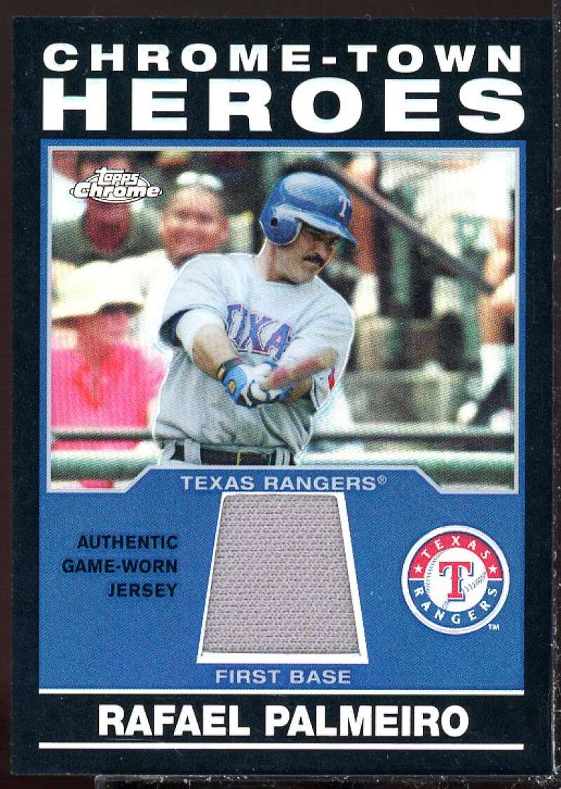 Rafael Palmeiro Card 2004 Topps Chrome Town Heroes Relics #RP  Image 1