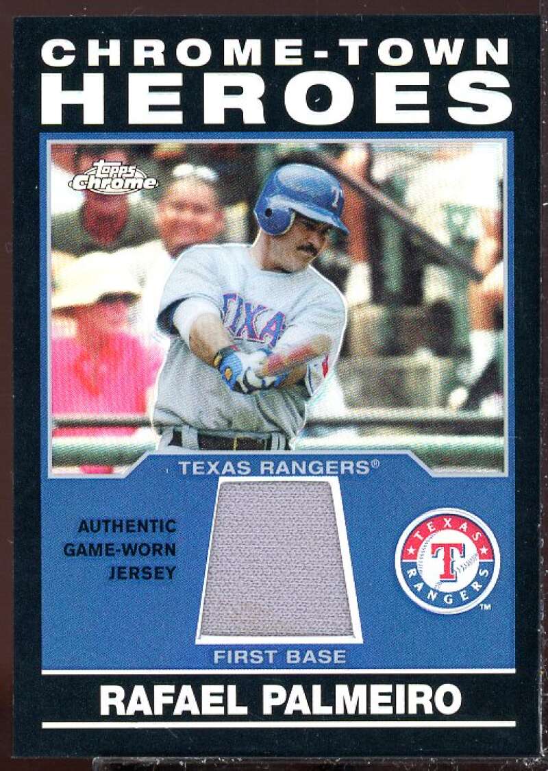 Rafael Palmeiro Card 2004 Topps Chrome Town Heroes Relics #RP  Image 1