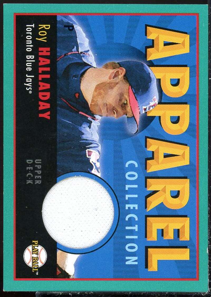 Roy Halladay Card 2004 Upper Deck Play Ball Apparel Collection #HA  Image 1