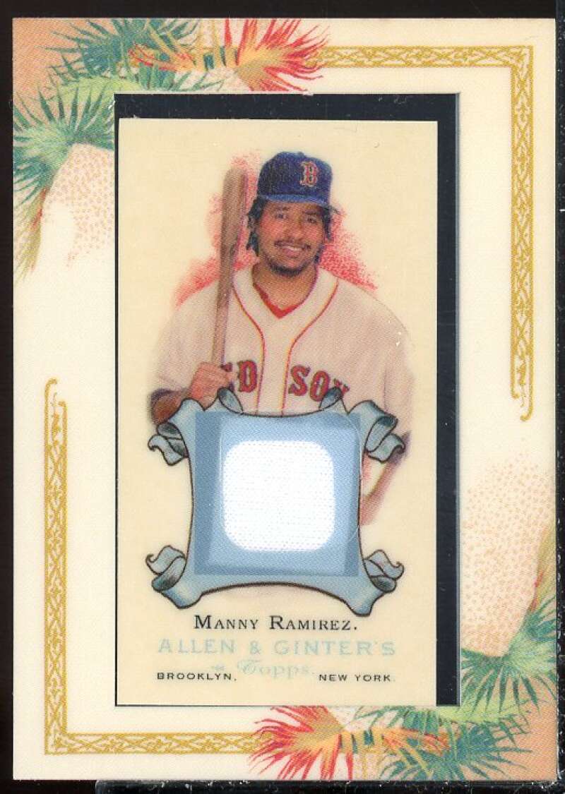 Manny Ramirez Card 2006 Topps Allen and Ginter Relics #MR  Image 1