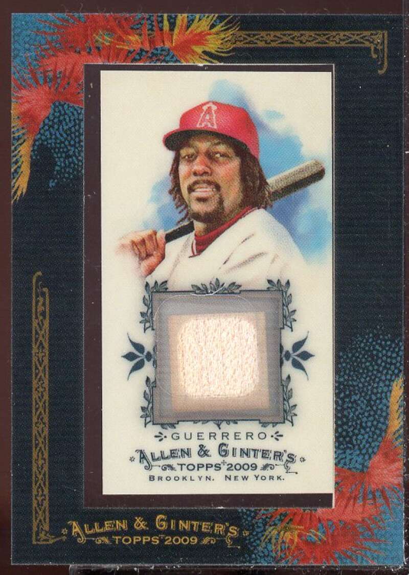Vladimir Guerrero Card 2009 Topps Allen and Ginter Relics #VG  Image 1