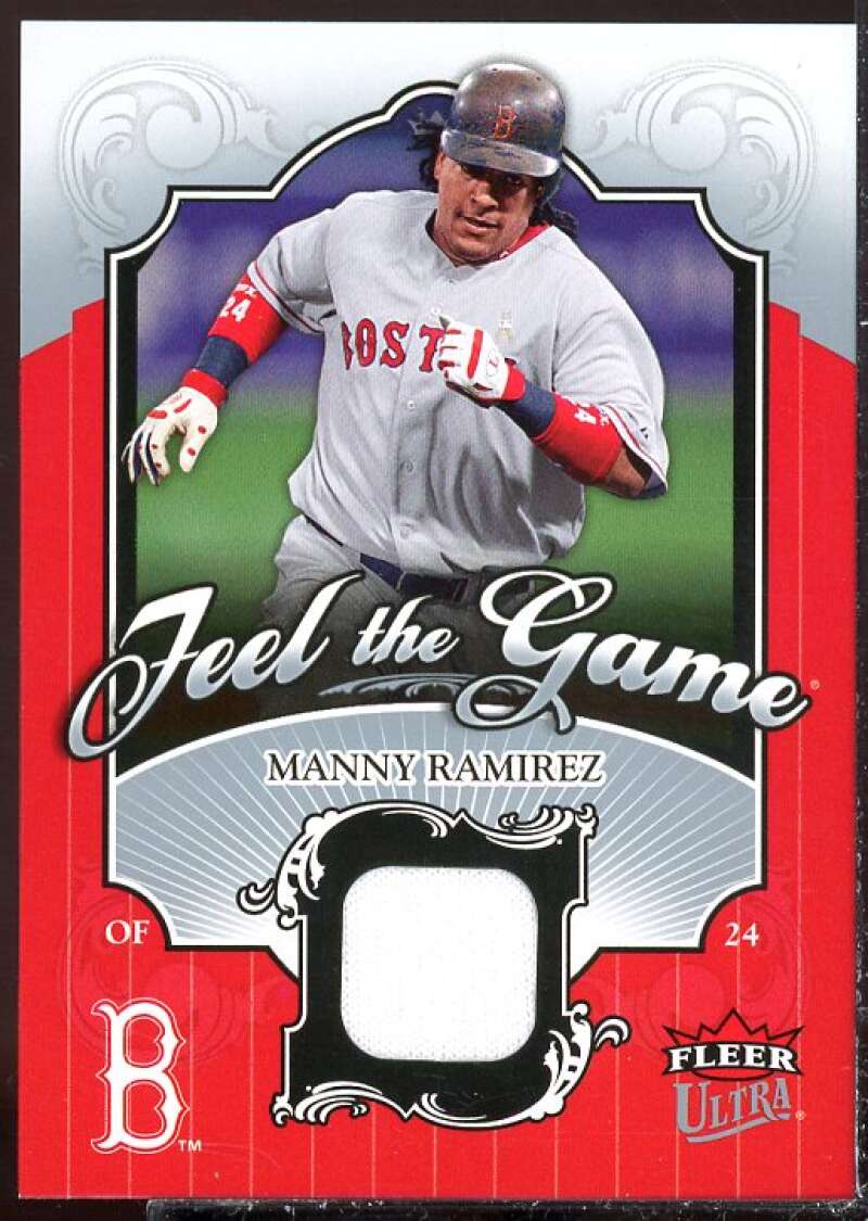 Manny Ramirez Jsy Card 2006 Ultra Feel the Game #MR  Image 1