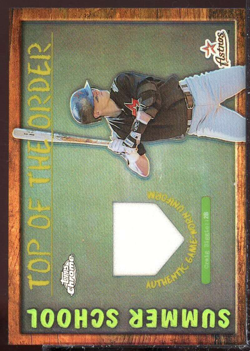 Craig Biggio Uni 2002 Topps Chrome Summer School Top of the Order Relics #TOCCB  Image 1