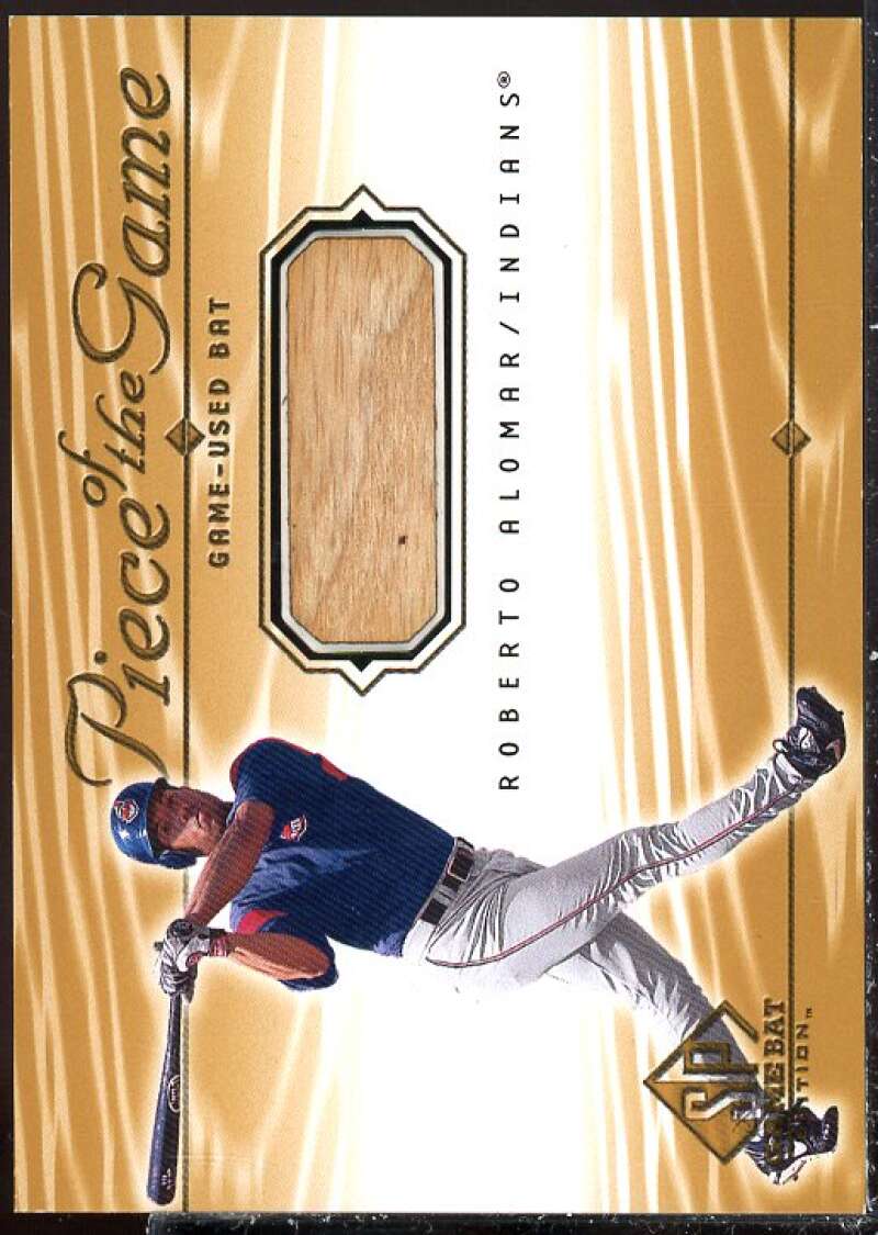 Roberto Alomar Card 2001 SP Game Bat Edition Piece of the Game #RA  Image 1