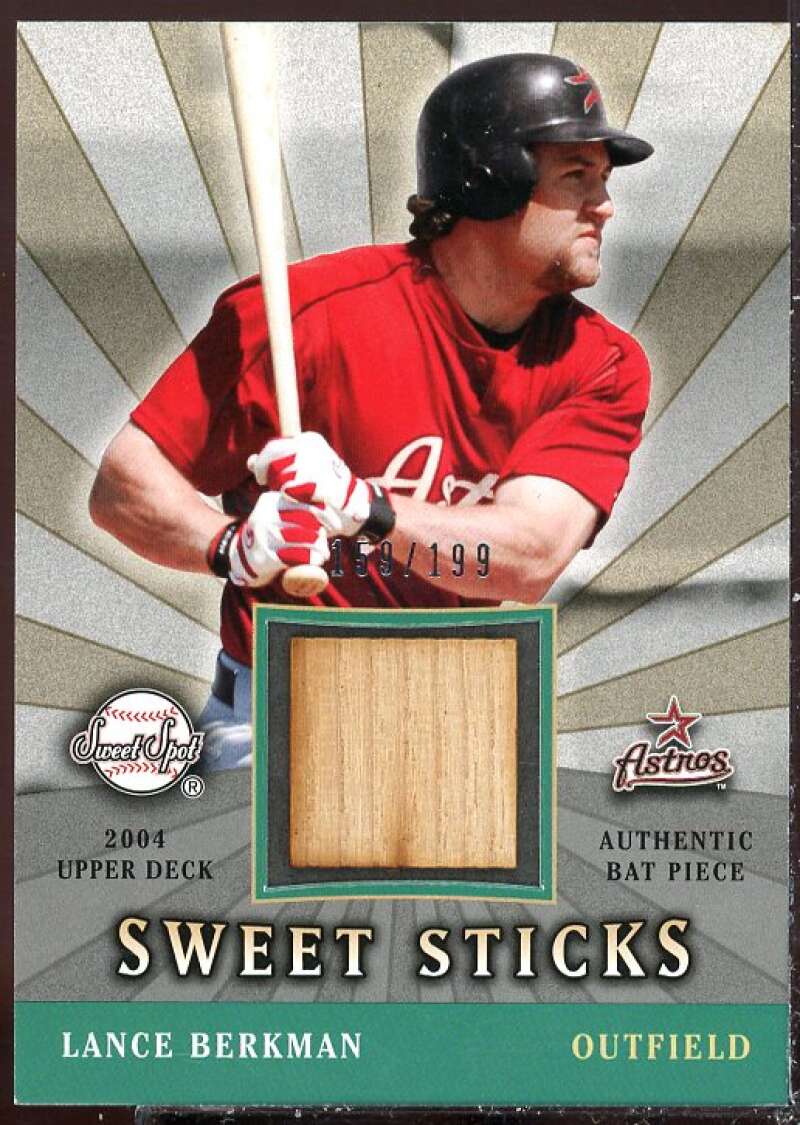 Lance Berkman Card 2004 Sweet Spot Sweet Sticks #SSSLB  Image 1