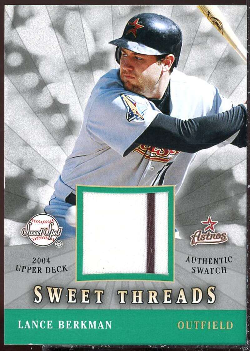 Lance Berkman Card 2004 Sweet Spot Sweet Threads #STSLB  Image 1