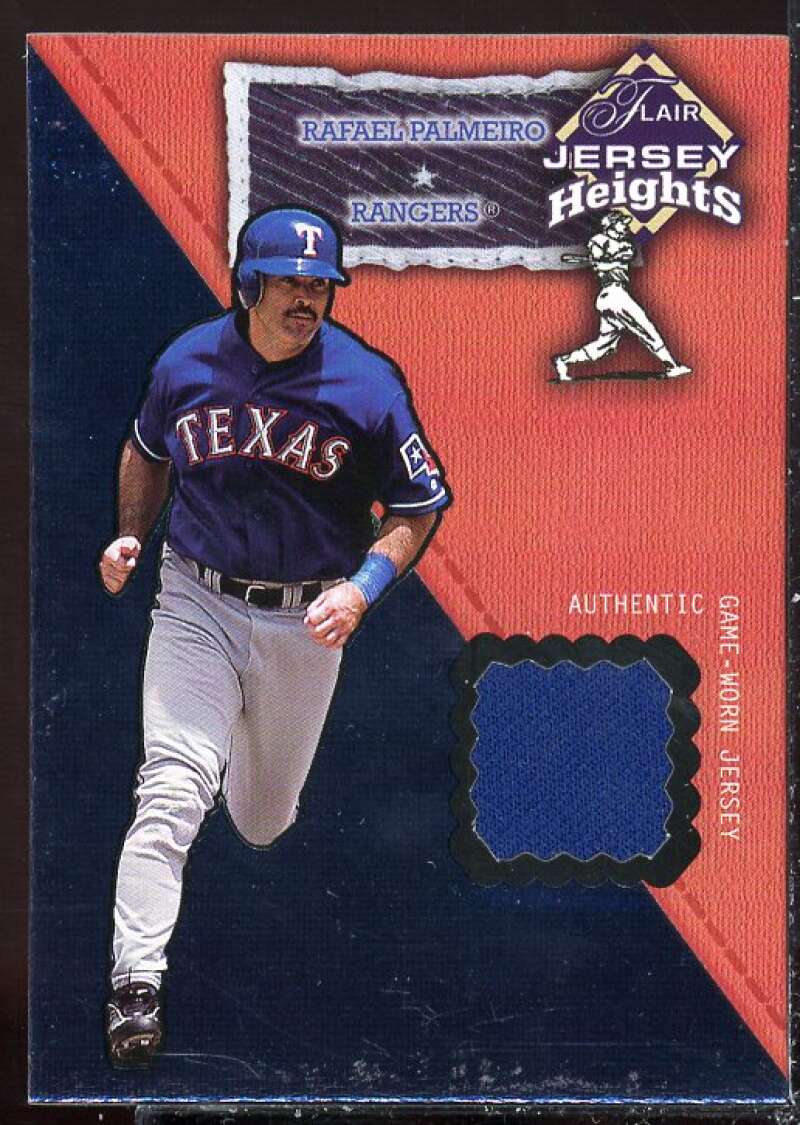 Rafael Palmeiro Card 2002 Flair Jersey Heights #19  Image 1