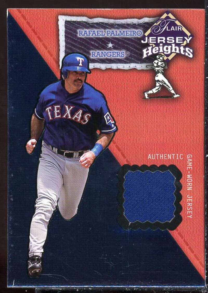 Rafael Palmeiro Card 2002 Flair Jersey Heights #19  Image 1