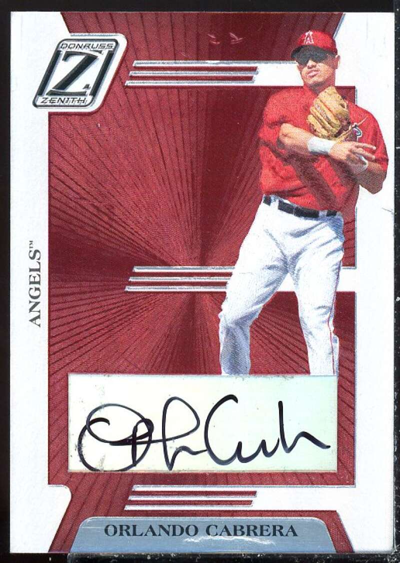 Orlando Cabrera/250 AU Card 2005 Zenith Z-Graphs #34  Image 1