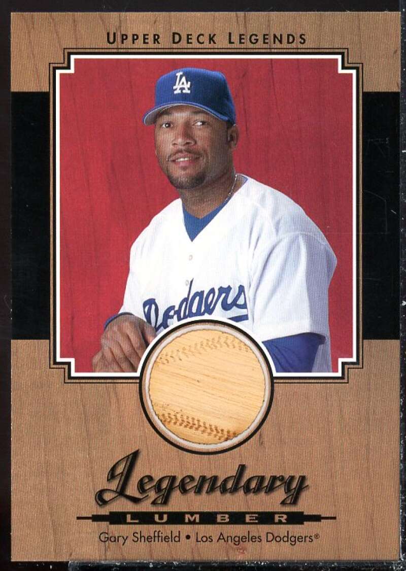 Gary Sheffield DP Card 2001 Upper Deck Legends Legendary Lumber #LGS  Image 1