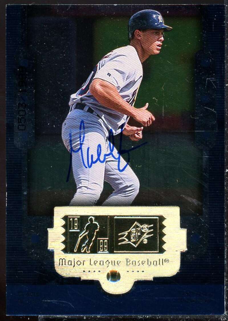 Gabe Kapler SP AU Card 1999 SPx #90  Image 1