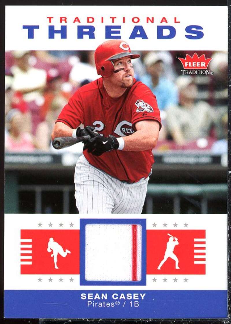 Sean Casey Jsy Card 2006 Fleer Tradition Traditional Threads #SC  Image 1