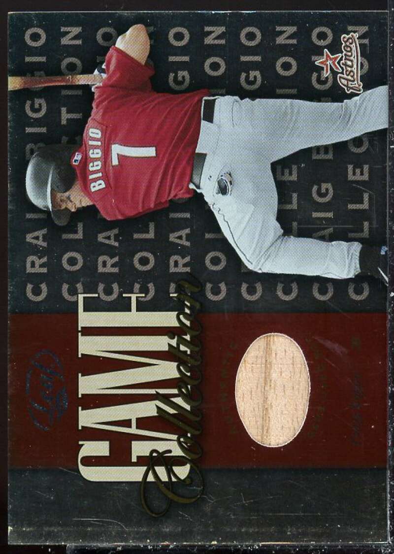 Craig Biggio Bat Card 2002 Leaf Game Collection #CBIB  Image 1