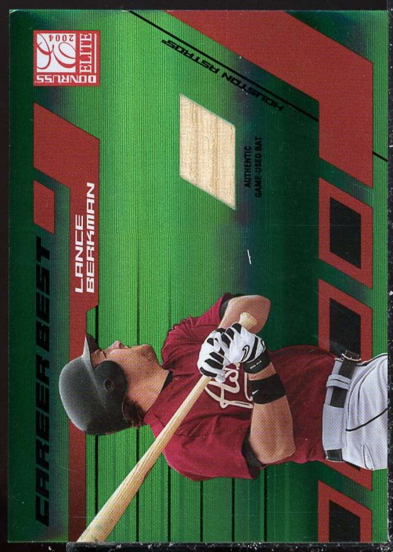 Lance Berkman Card 2004 Donruss Elite Career Best Bats #25  Image 1