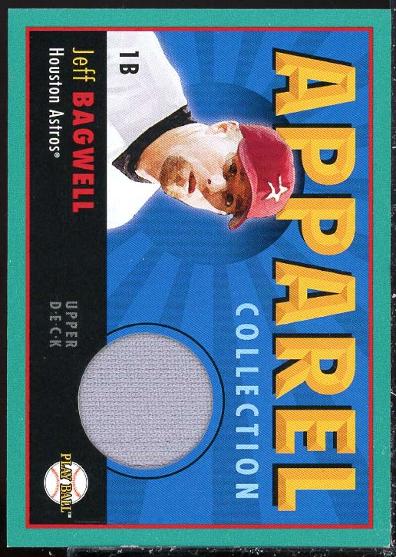 Jeff Bagwell Card 2004 Upper Deck Play Ball Apparel Collection #JB  Image 1