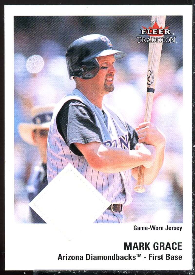 Mark Grace Jsy Card 2003 Fleer Tradition Game Used #304  Image 1