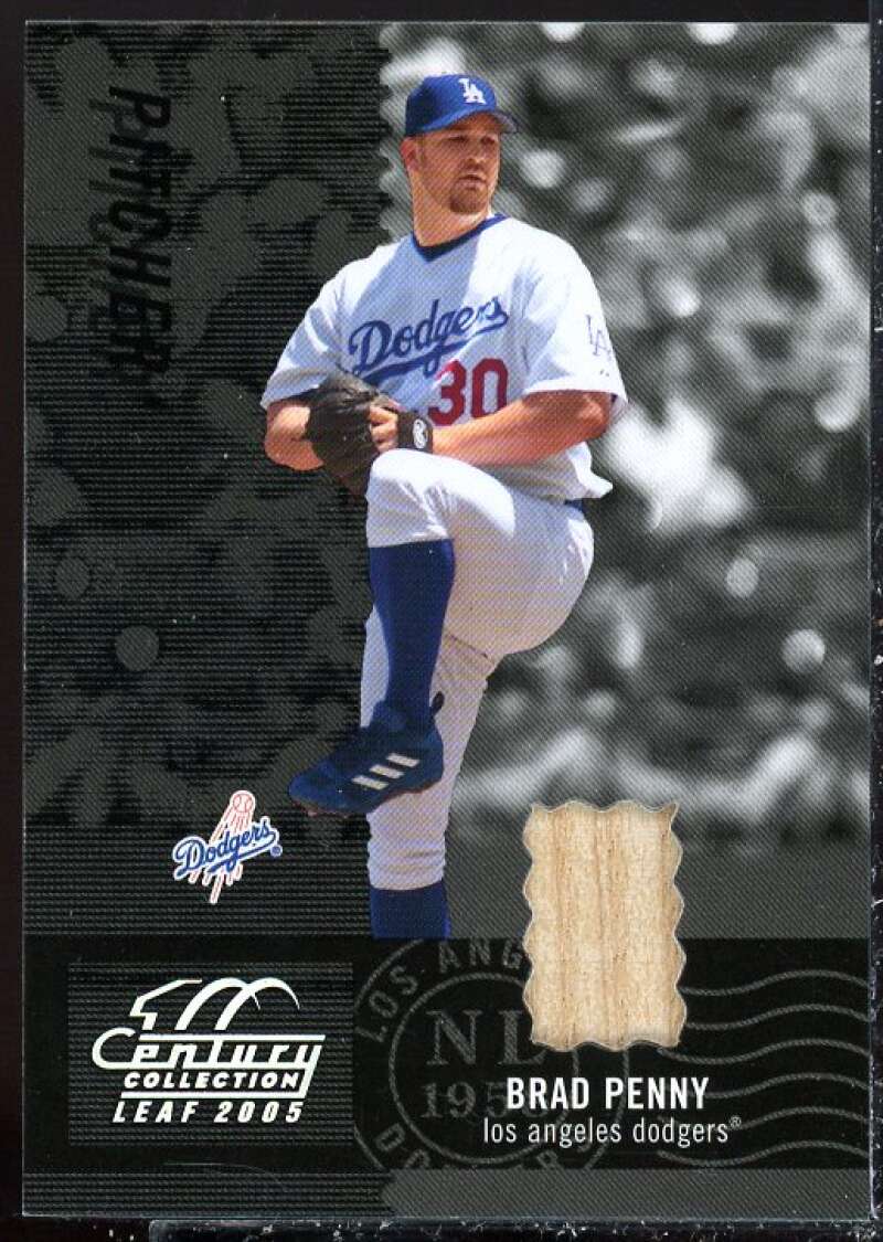 Brad Penny Card 2005 Leaf Century Material Bat #156  Image 1