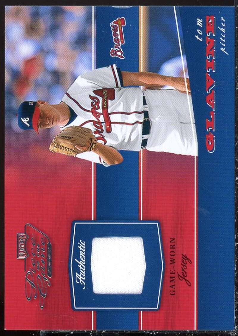 Tom Glavine Card 2002 Playoff Piece of the Game Materials #83A  Image 1