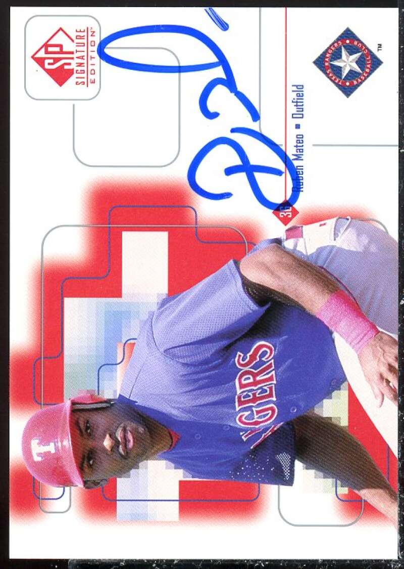 Ruben Mateo Card 1999 SP Signature Autographs #RMA  Image 1