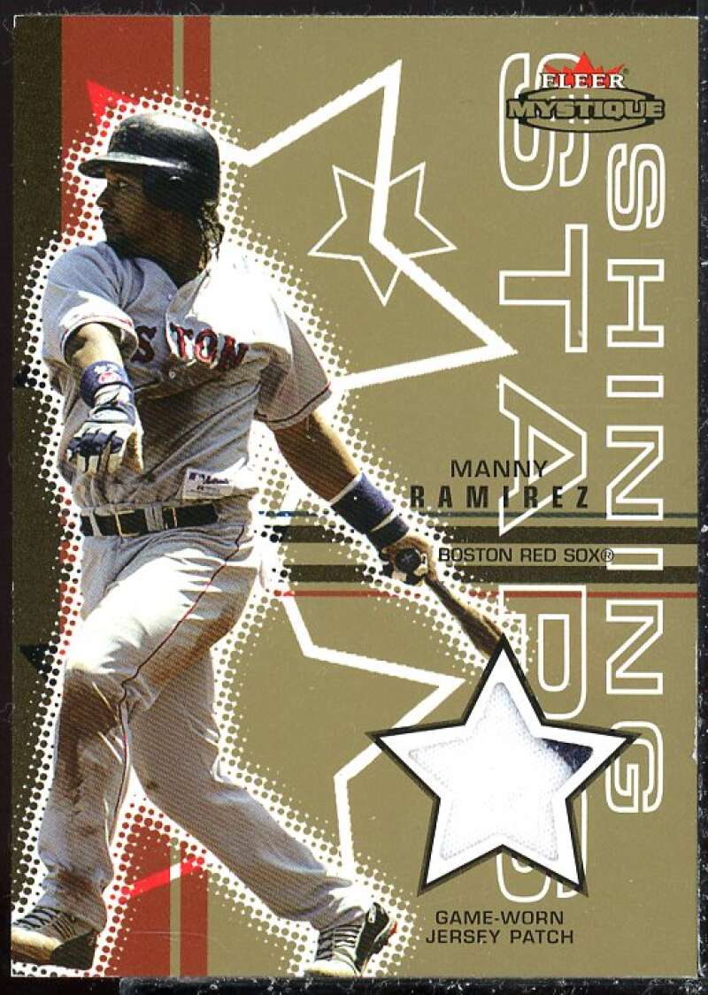 Manny Ramirez Card 2003 Fleer Mystique Shining Stars Patch #MR  Image 1