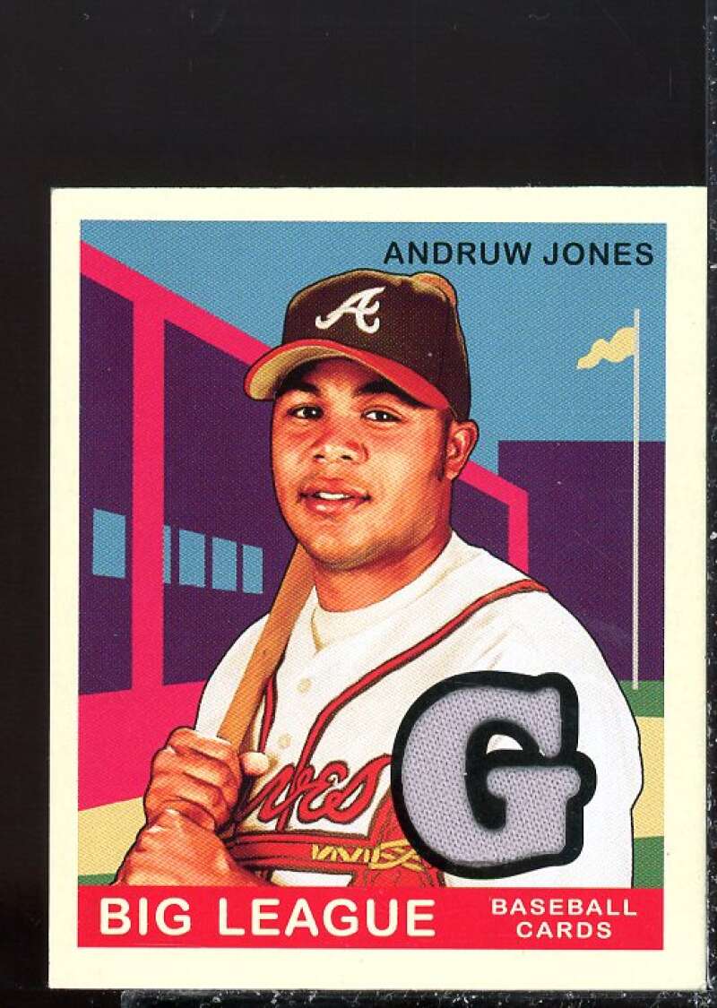 Andruw Jones Card 2007 Upper Deck Goudey Memorabilia #9  Image 1