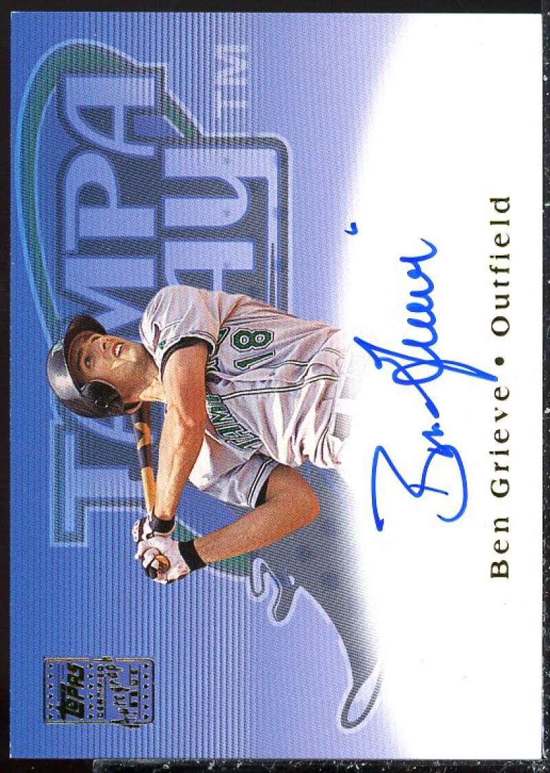 Ben Grieve Card 2002 Topps Autographs #TABGR  Image 1