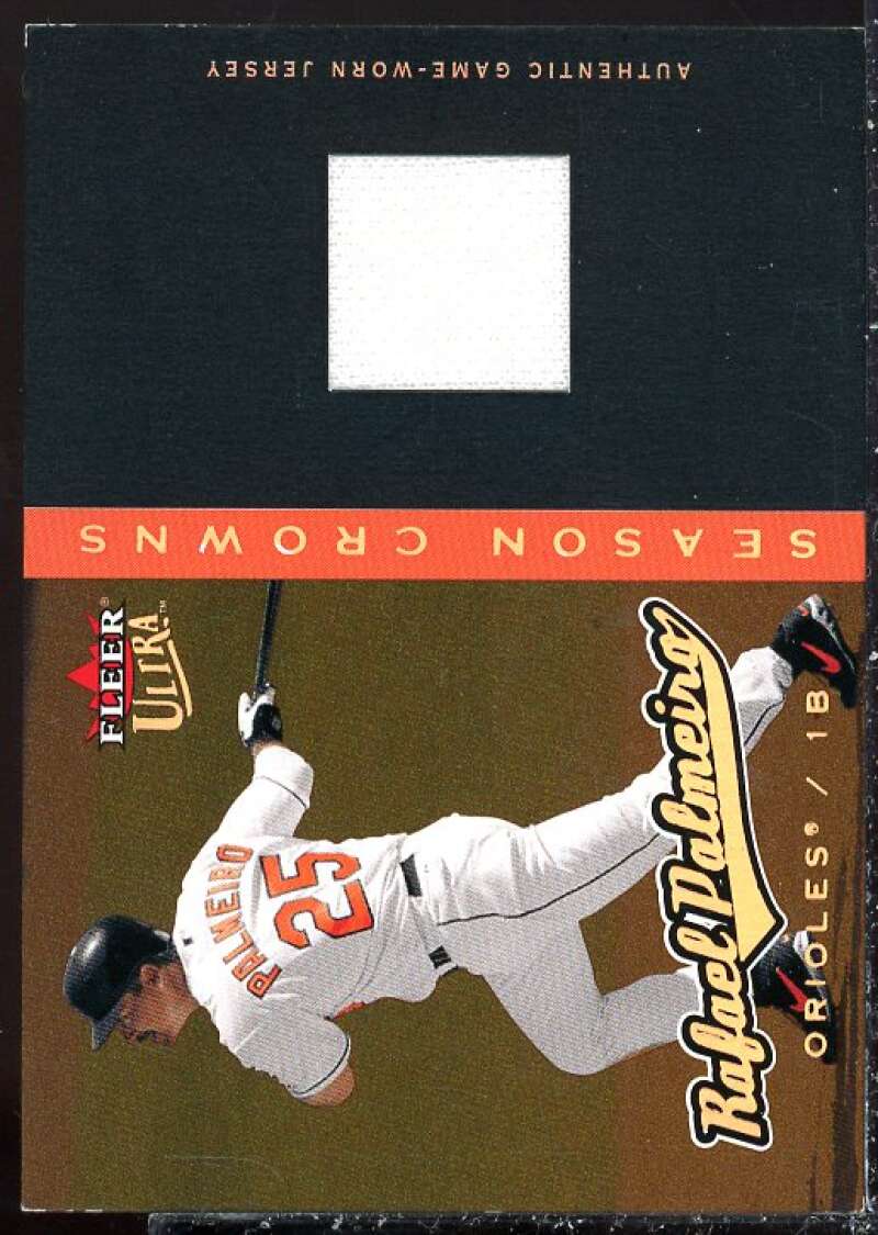 Rafael Palmeiro Jsy Card 2005 Ultra Season Crowns Game Used Copper #197  Image 1