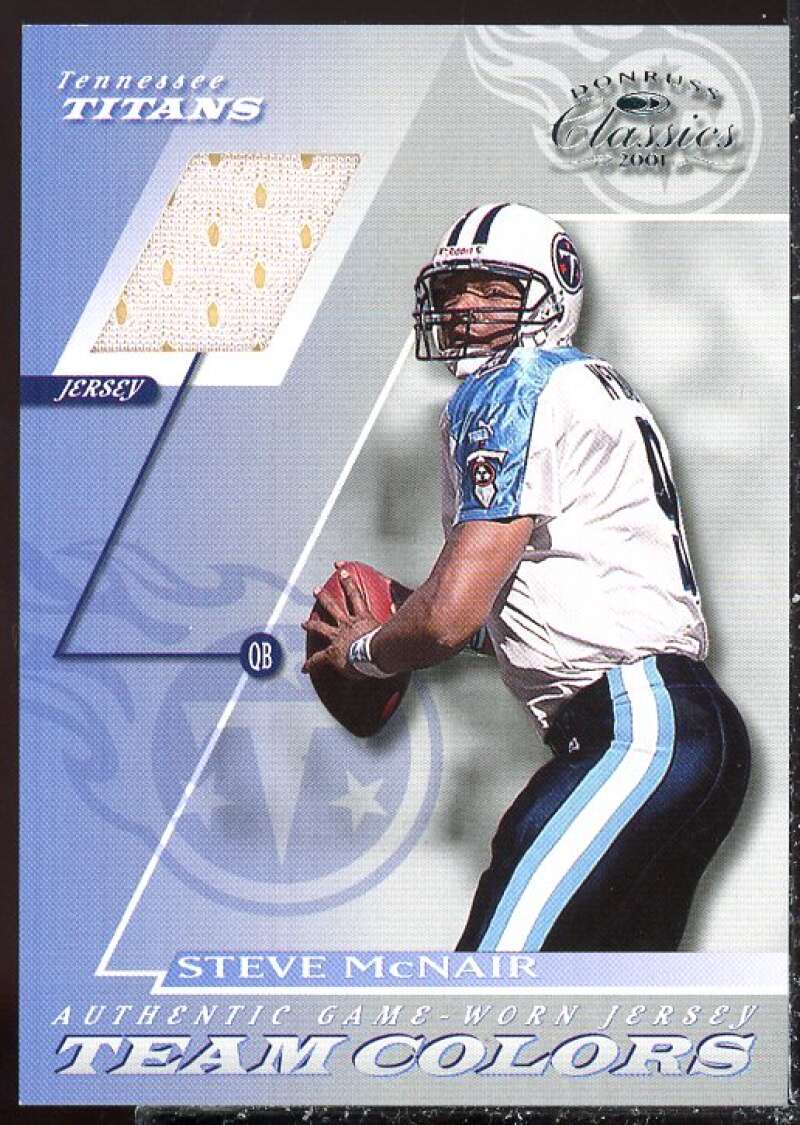 Steve McNair Card 2001 Donruss Classics Team Colors #TC19  Image 1