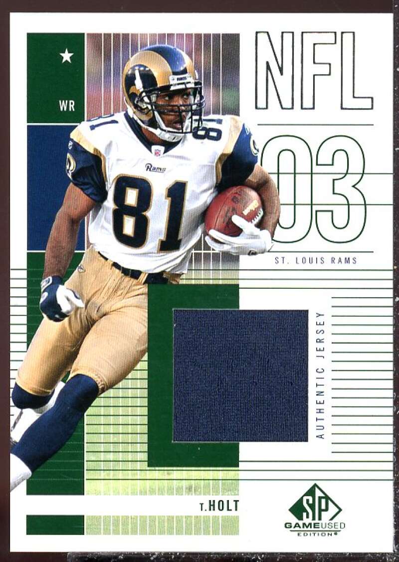 Torry Holt JSY Card 2003 SP Game Used Edition #147  Image 1