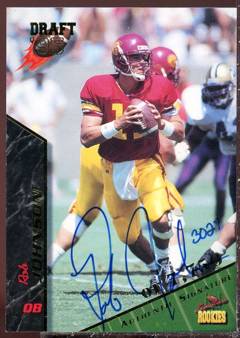 Rob Johnson Card 1995 Signature Rookies Autographs #44  Image 1