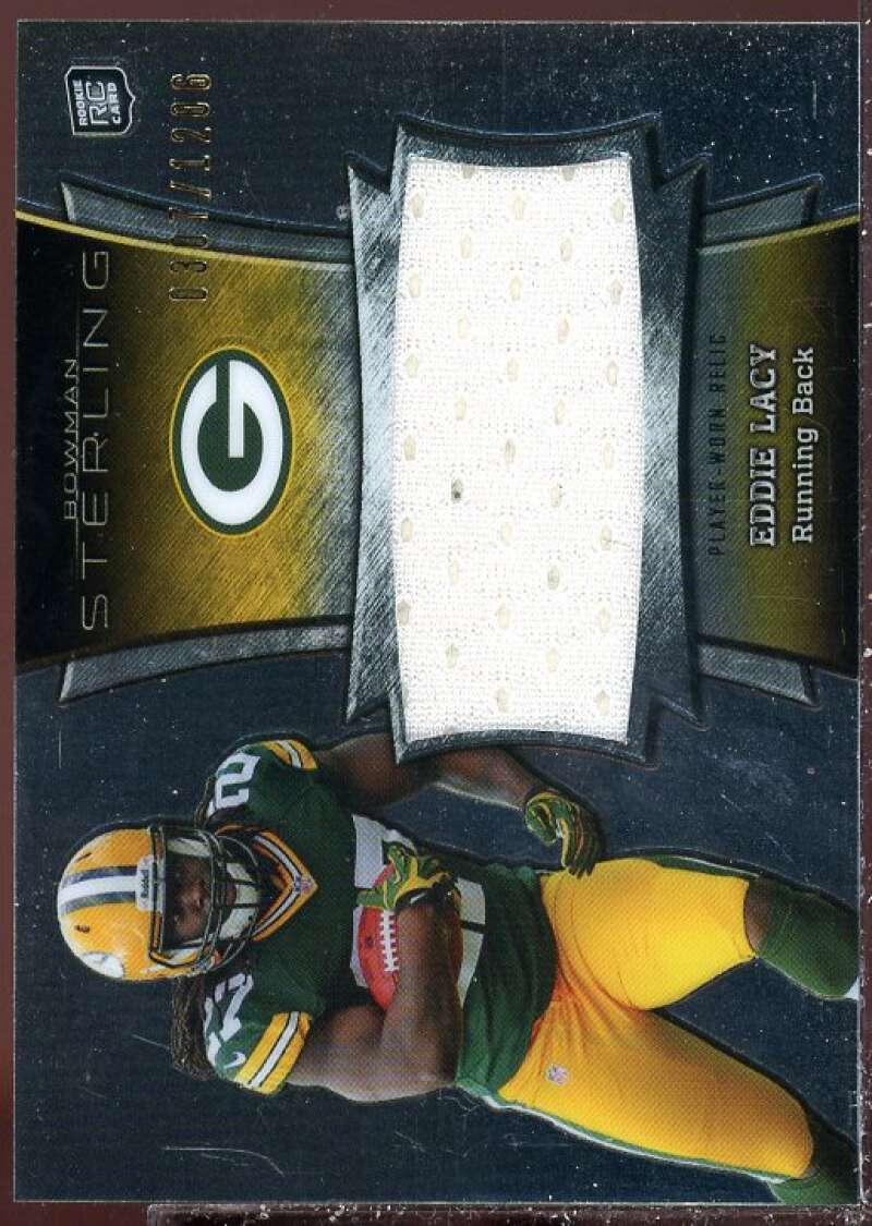 Eddie Lacy Card 2013 Bowman Sterling Relics #BSJRREL  Image 1