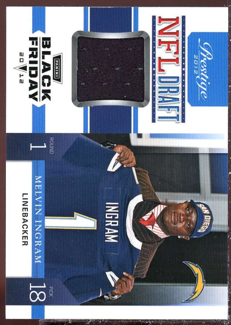 Melvin Ingram Card 2012 Prestige NFL Draft Materials Black Friday #16  Image 1