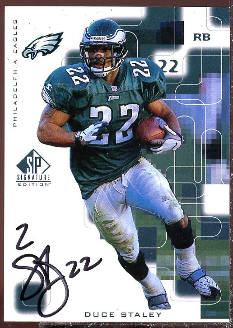 Duce Staley Card 1999 SP Signature Autographs #ST  Image 1