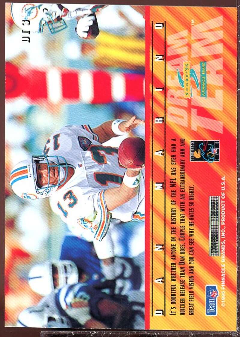 Dan Marino Card 1995 Score Dream Team #DT3  Image 2