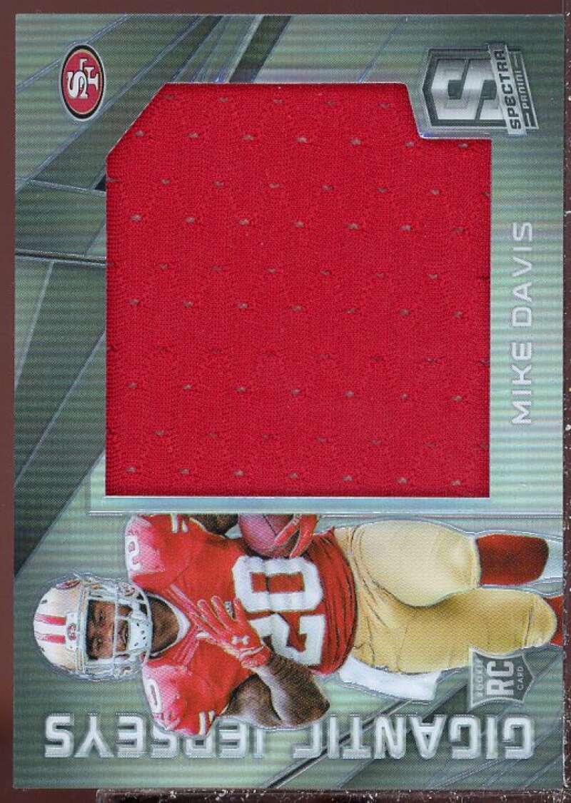 Mike Davis Card 2015 Panini Spectra Gigantic Jerseys #GJMD  Image 1